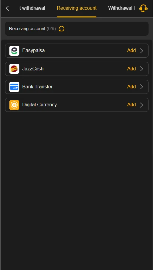 Withdrawal Process
